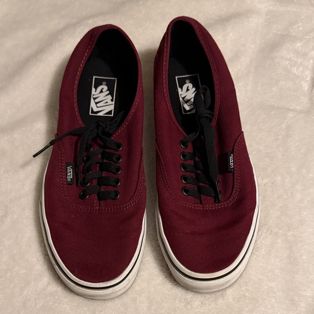 Vans burgundy Canvas Sneakers